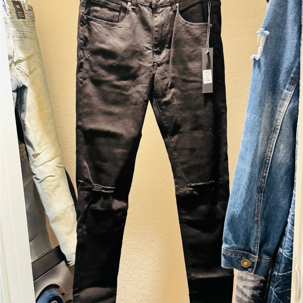 Ost Men's Black Skinny Jeans